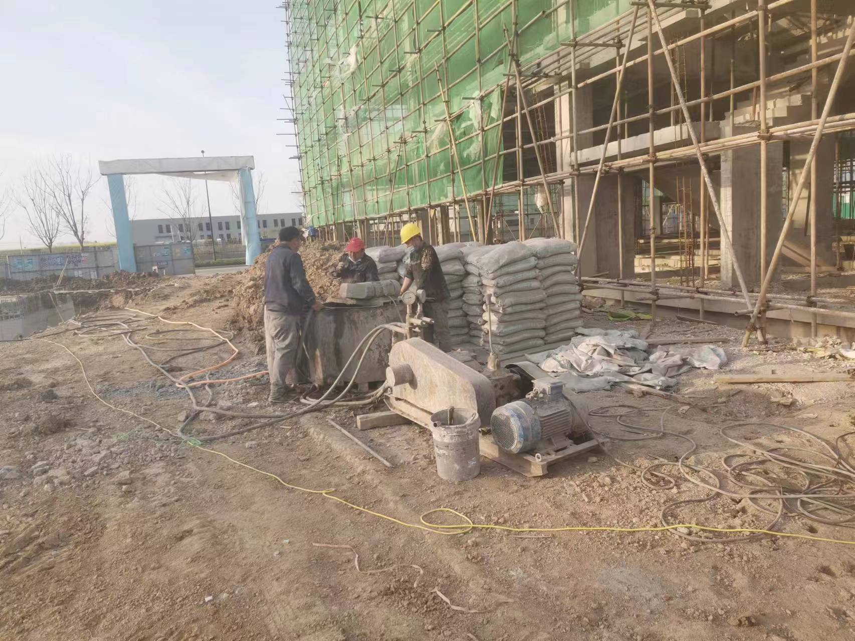 芦淞别墅下沉注浆